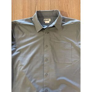 Brady Men's Zero‎ Weight Button-Up Shirt Long Sleeve Size Small